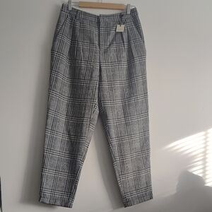 Forever 21 Gray Plaid Women's Trousers